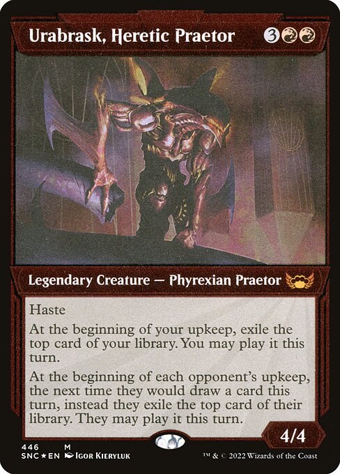 Urabrask, Heretic Praetor (Showcase) (Foil Etched)
