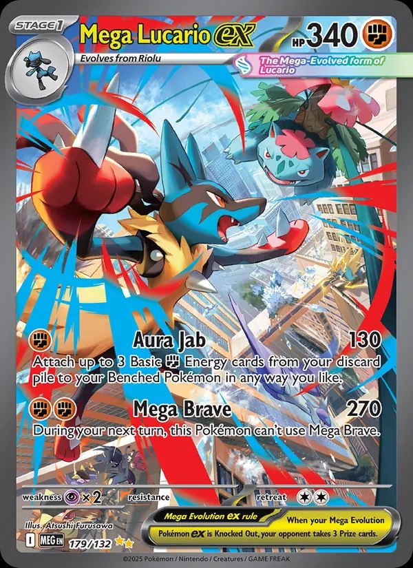 Mega Lucario ex - 179/132