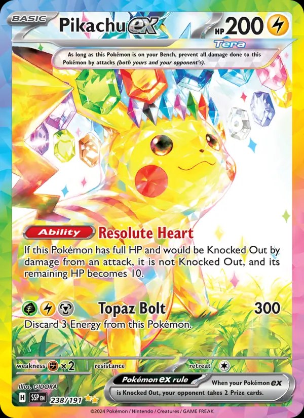 Pikachu ex - 238/191