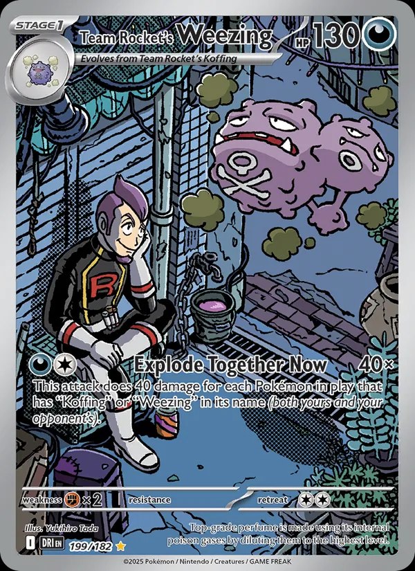 Team Rocket's Weezing - 199/182
