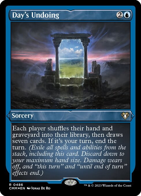 Day's Undoing (Foil Etched)