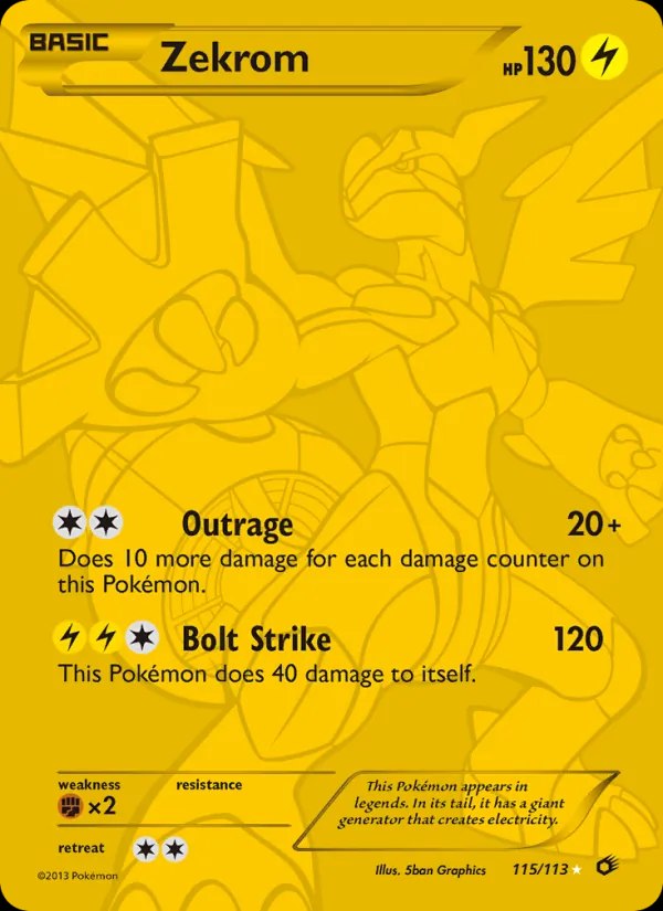 Zekrom (115 Full Art Secret Rare)