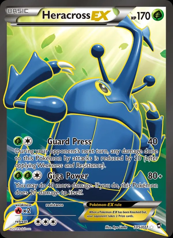 Heracross EX (105 Full Art)