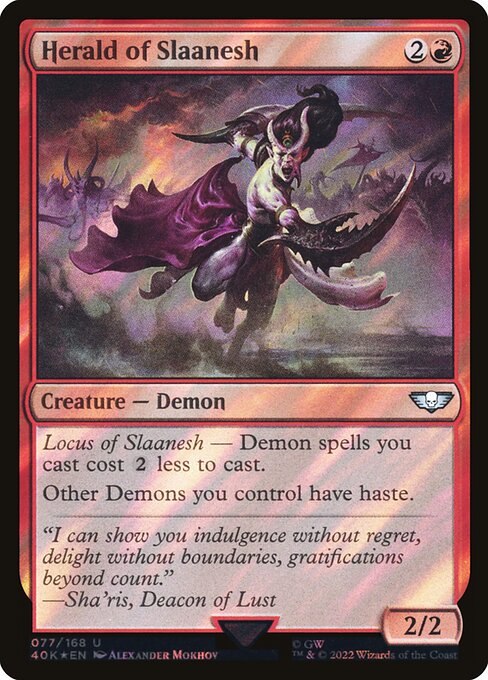Herald of Slaanesh (Surge Foil)