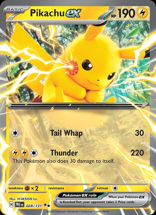 Pikachu ex - 028/131