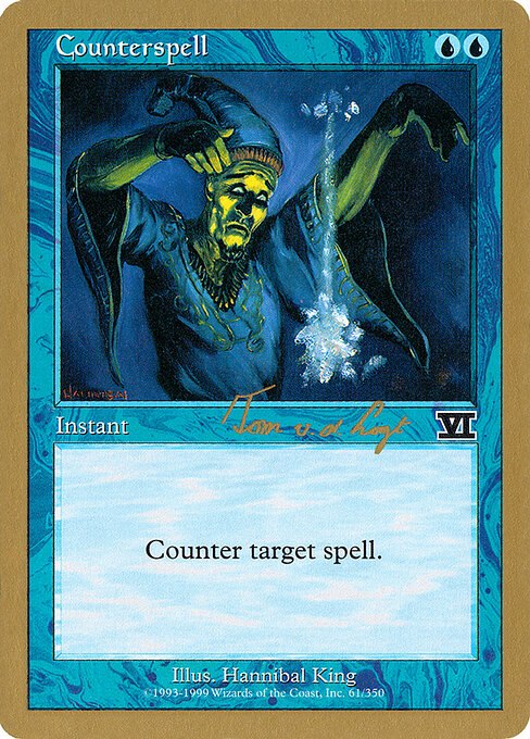 Counterspell - 2000 Tom van de Logt (6ED)