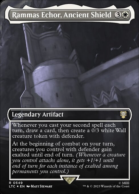 Rammas Echor, Ancient Shield (Borderless) (Surge Foil)