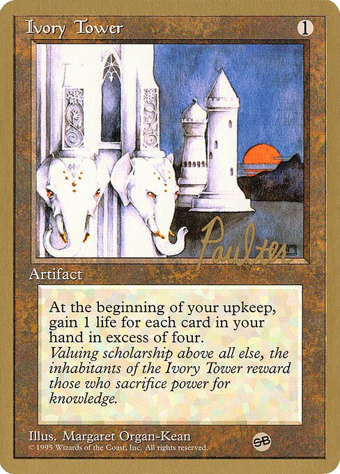 Ivory Tower - 1996 Preston Poulter (4ED) (SB)