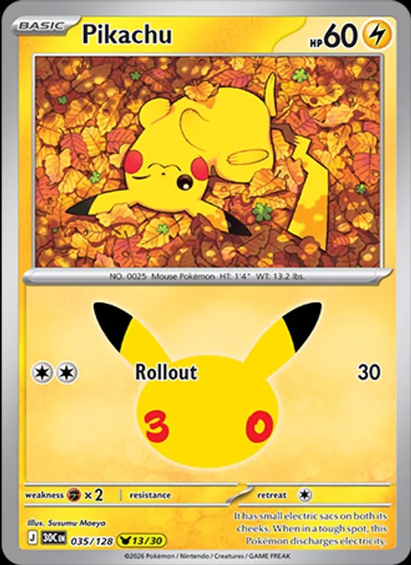 Pikachu - 035/128