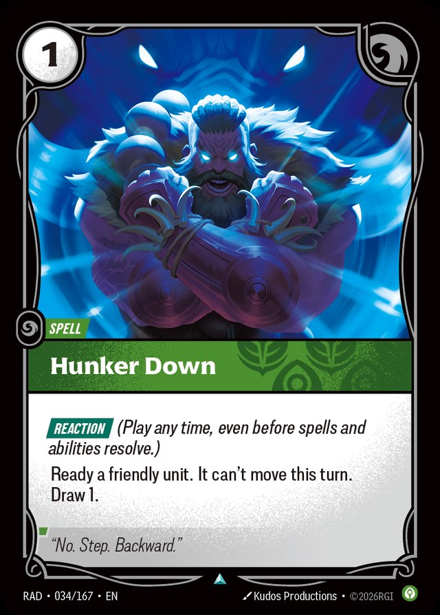 Hunker Down