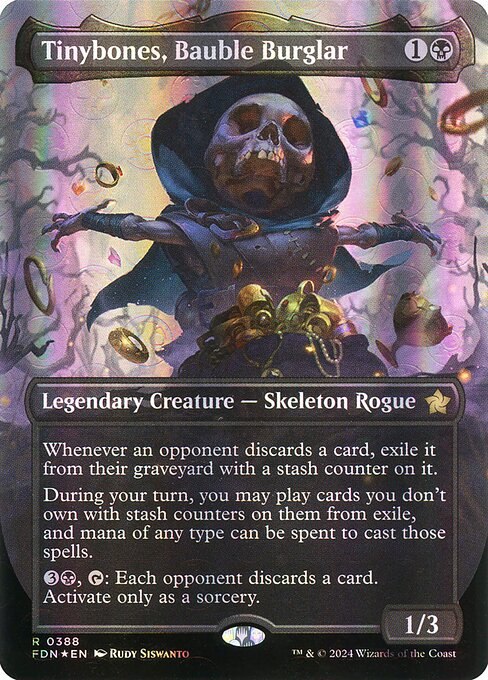 Tinybones, Bauble Burglar (Borderless) (Mana Foil)