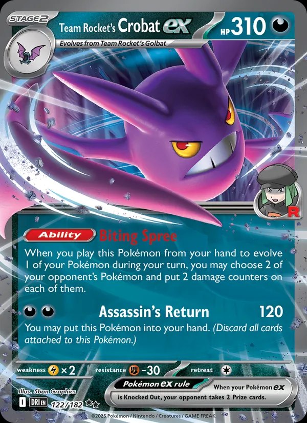 Team Rocket's Crobat ex - 131/098