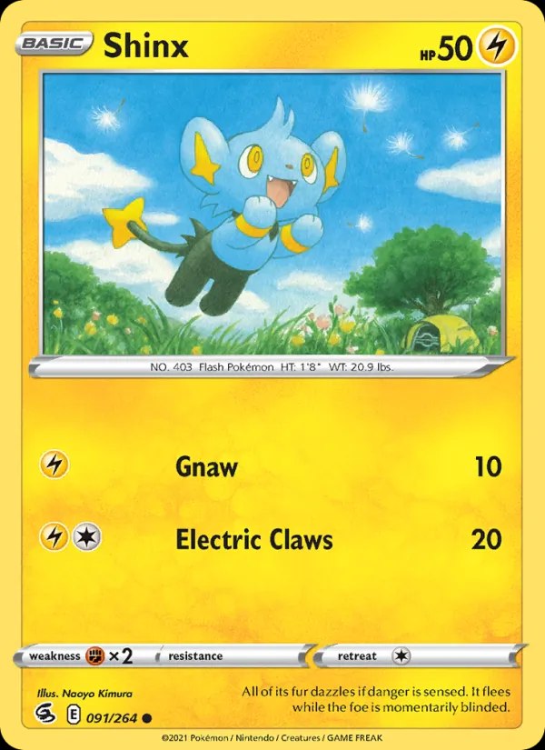 Shinx - 091/264 (#45 Pikachu Stamped)
