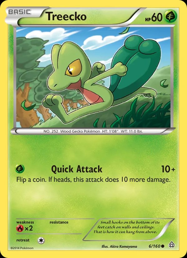 Treecko - 6/160 (Sheen Holo)