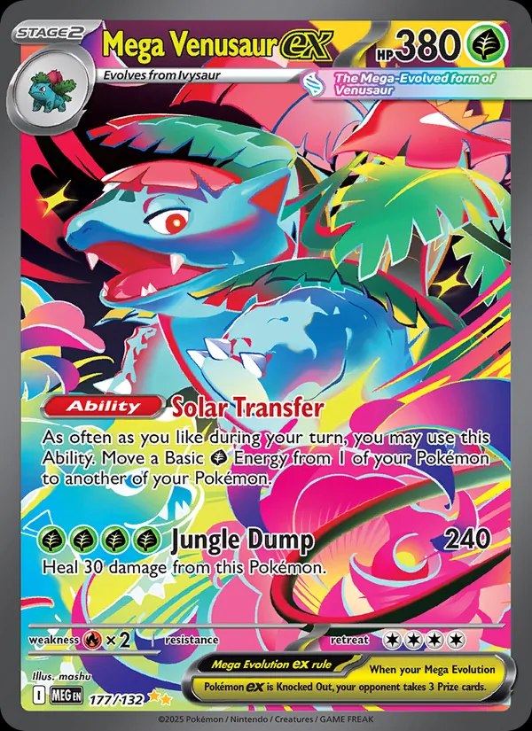 Mega Venusaur ex - 177/132