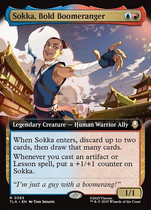 Sokka, Bold Boomeranger (Extended Art)