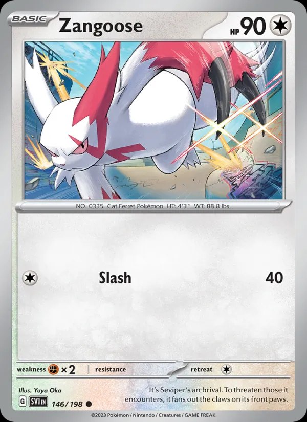 Zangoose - 146/198