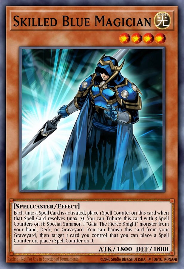 Skilled Blue Magician