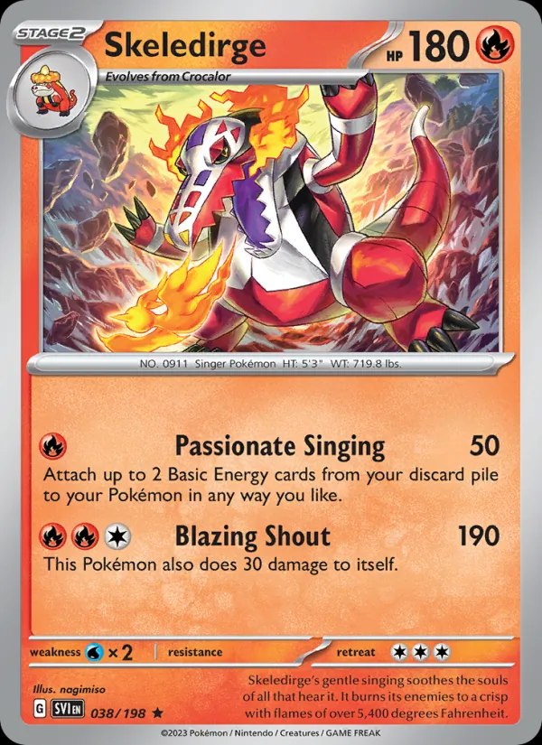 Skeledirge (Mirror Holo)