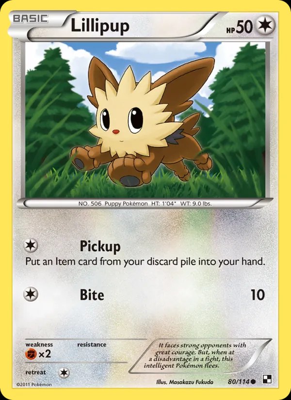 Lillipup - 072/086 (Master Ball Pattern)