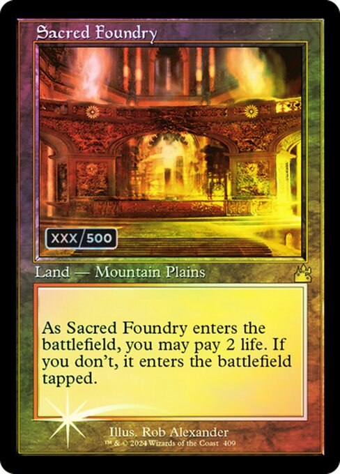 Sacred Foundry (Retro Frame) (Serial Numbered)