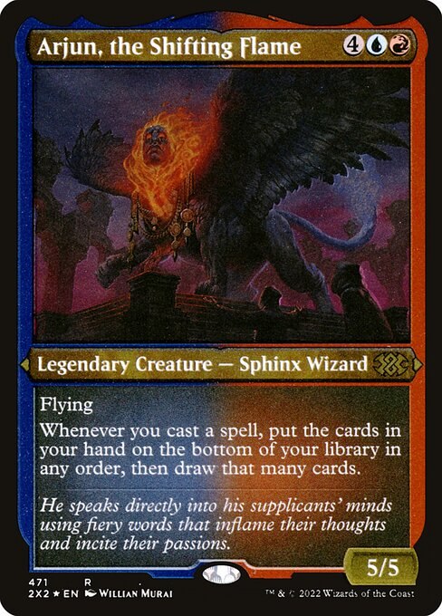 Arjun, the Shifting Flame (Foil Etched)