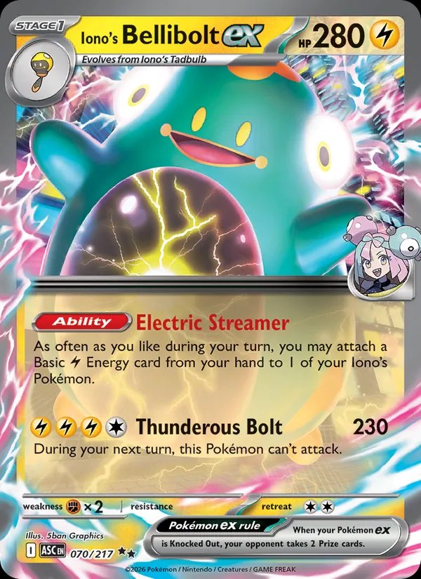 Iono's Bellibolt ex - 125/100