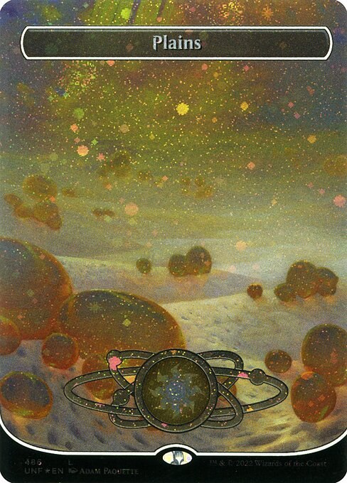 Plains (486) (Borderless) (Galaxy Foil)