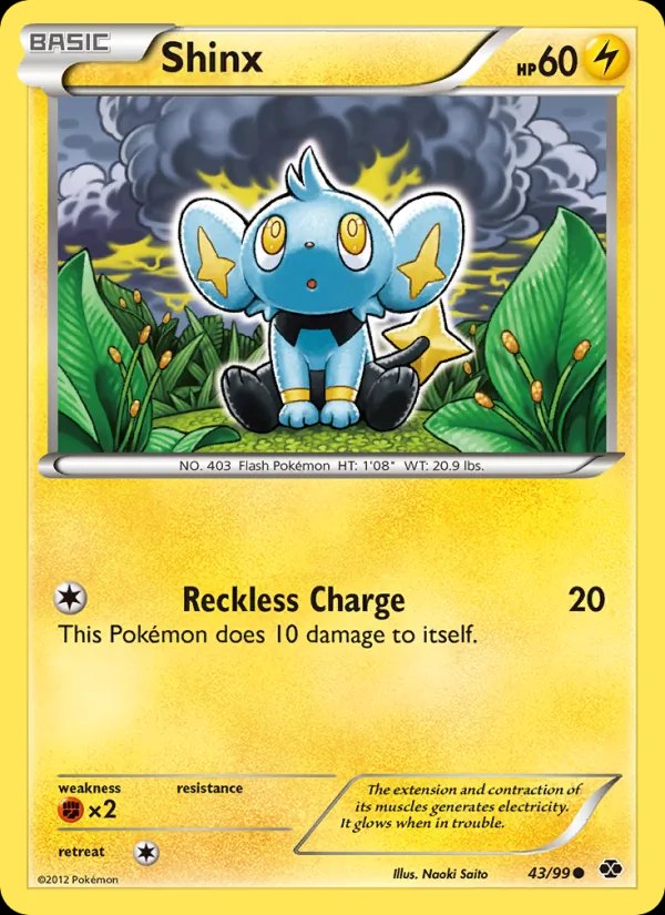 Shinx - 43/99 (Cracked Ice Holo)