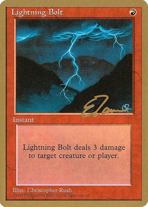 Lightning Bolt - 1996 Eric Tam (4ED)