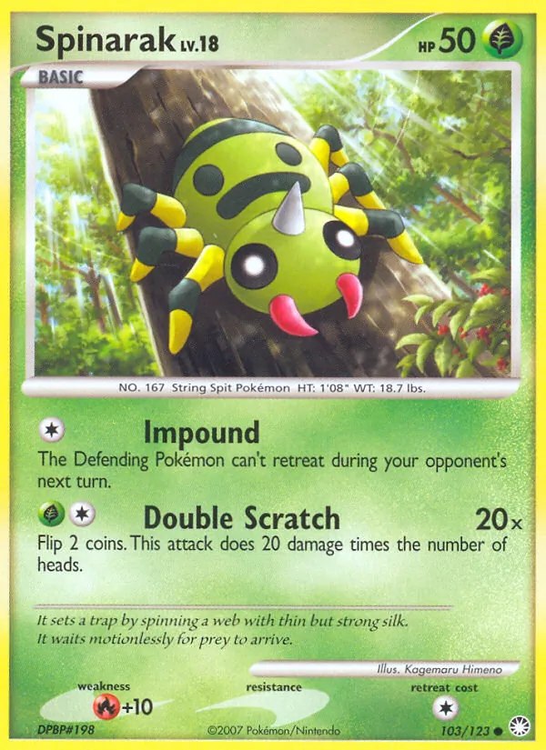 Spinarak (Peelable Ditto)