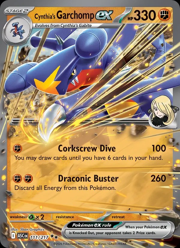 Cynthia's Garchomp ex