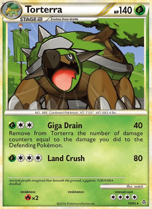 Torterra - 10/95 (Cracked Ice Holo)