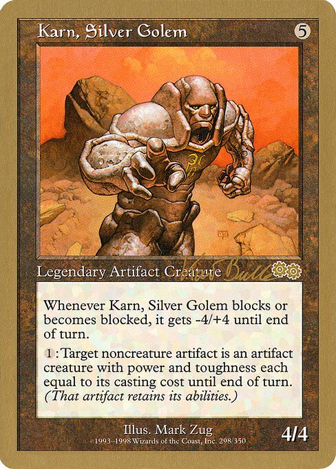 Karn, Silver Golem - 1999 Kai Budde (USG)