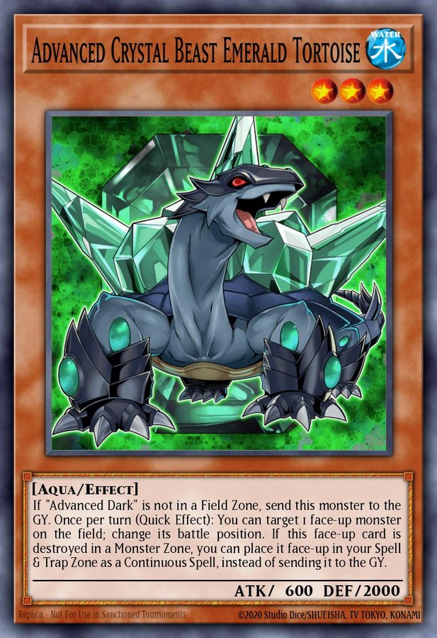 Advanced Crystal Beast Emerald Tortoise