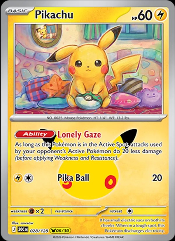 Pikachu - 028/128