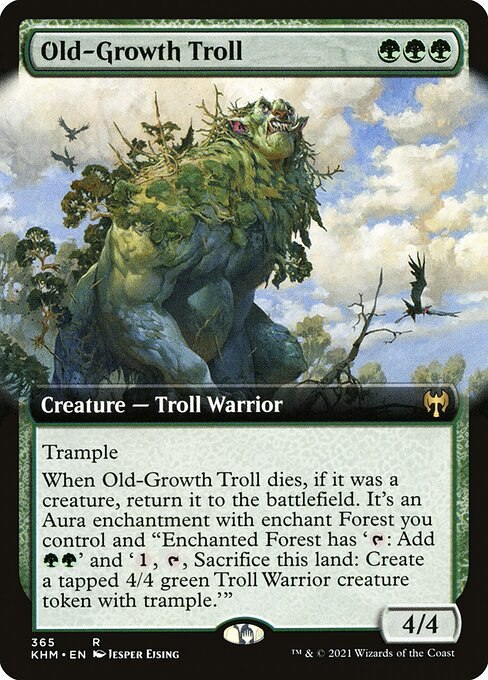 Old-Growth Troll (Extended Art)