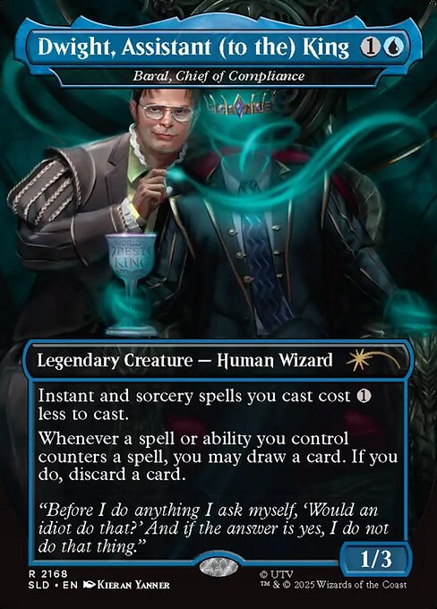 Dwight, Assistant (to the) King - Baral, Chief of Compliance