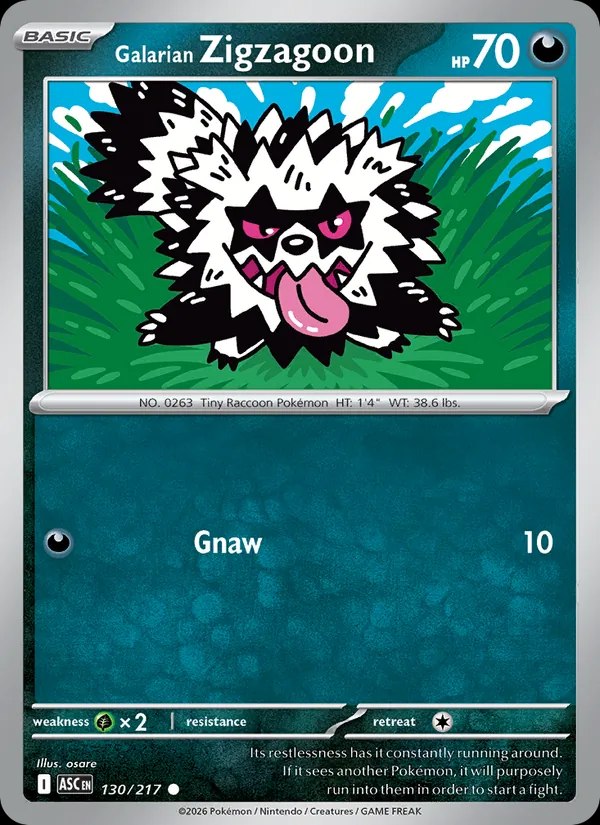 Galarian Zigzagoon - 135/S-P