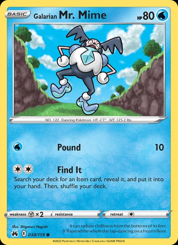 Galarian Mr. Mime - 219/190