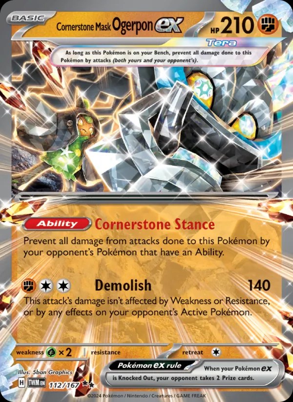 Cornerstone Mask Ogerpon ex - 128/101
