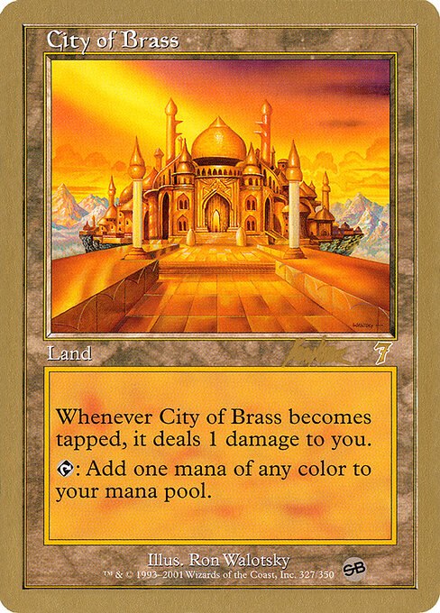 City of Brass - 2002 Brian Kibler (7ED) (SB)
