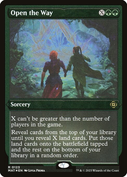 Open the Way (Foil Etched)