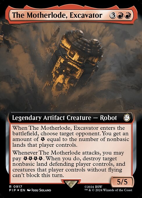 The Motherlode, Excavator (Extended Art) (Surge Foil)