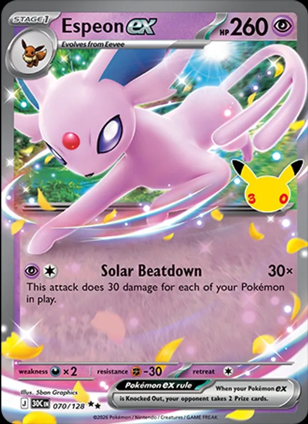 Espeon ex (Mirror Holo)