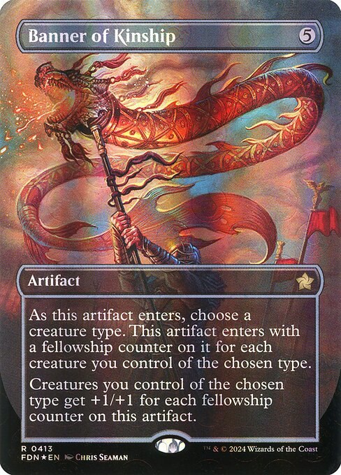 Banner of Kinship (Borderless) (Mana Foil)