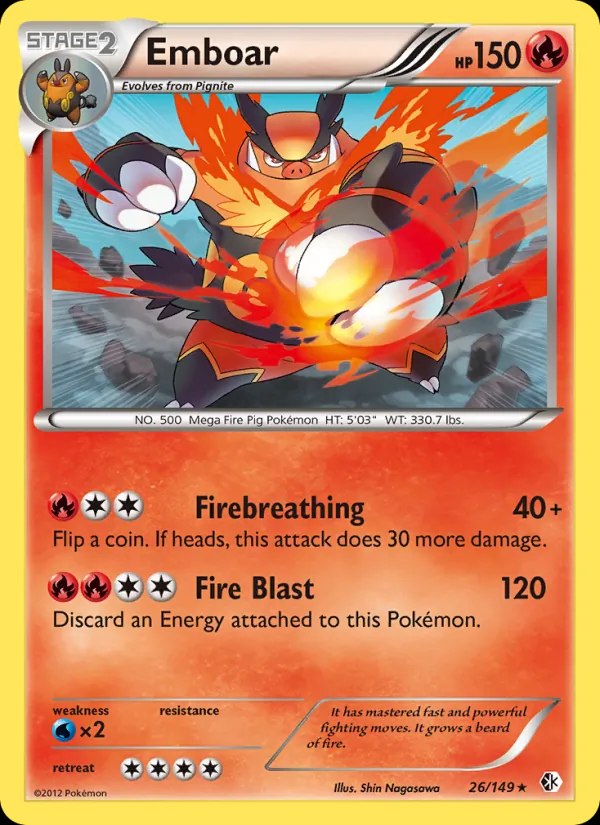 Emboar - 26/149 (Cosmos Holo)