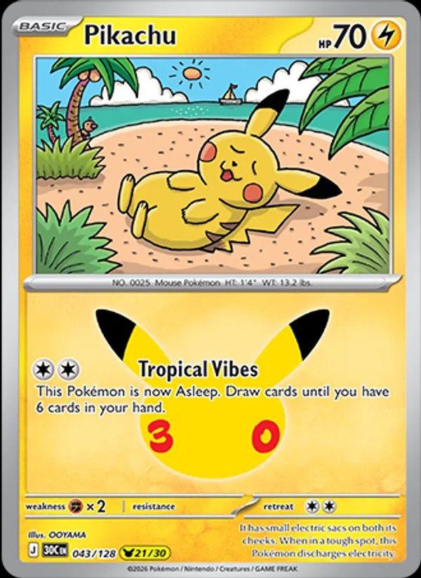 Pikachu - 043/128