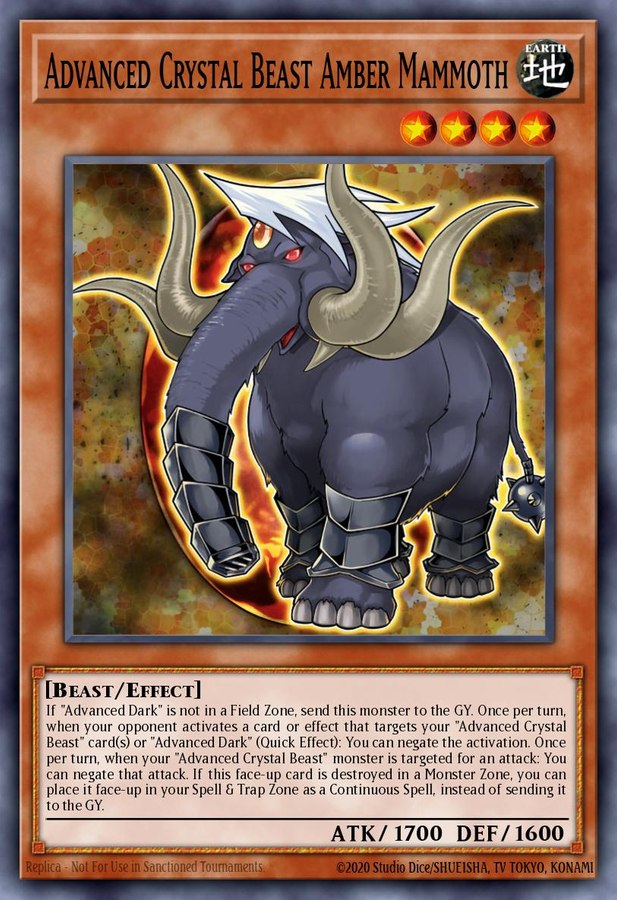 Advanced Crystal Beast Amber Mammoth