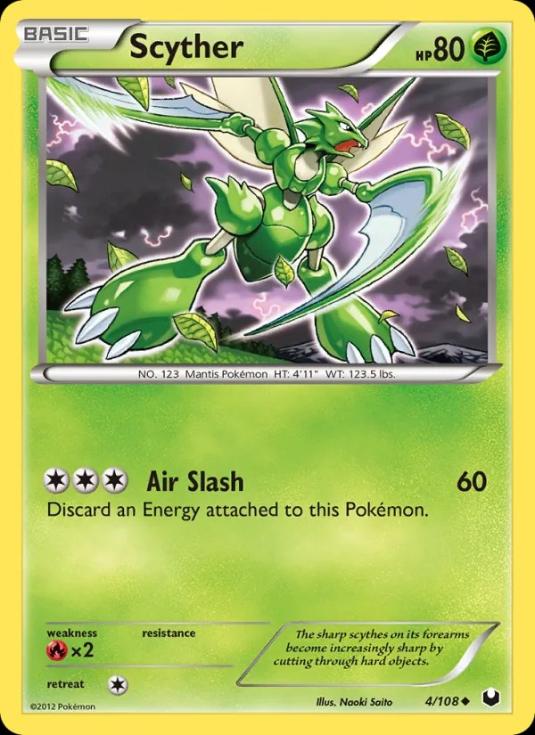 Scyther - 4/108 (Pokemon League) [2nd Place]